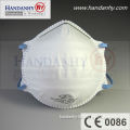 FFP2 particulate respirator mask, EN149 moulded cup dust mask